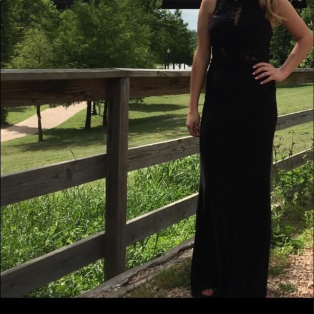 Beautiful black formal, worn once.
